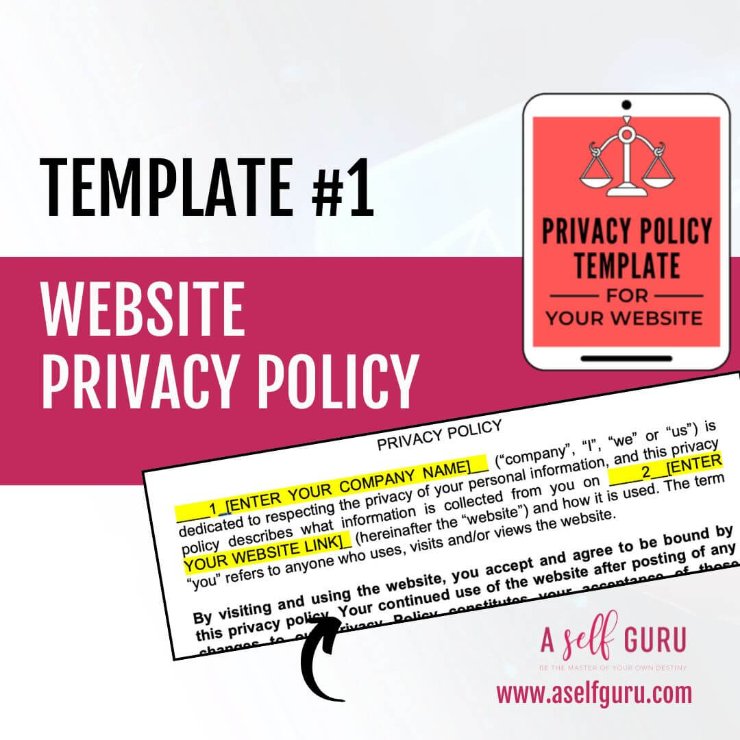 PRIVACY POLICY TEMPLATE