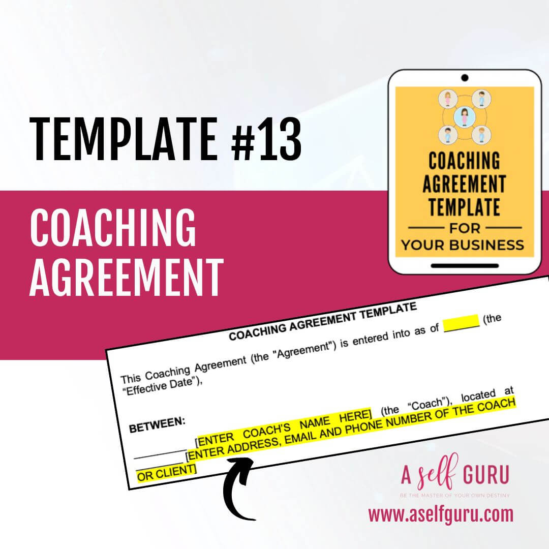 coaching agreement template