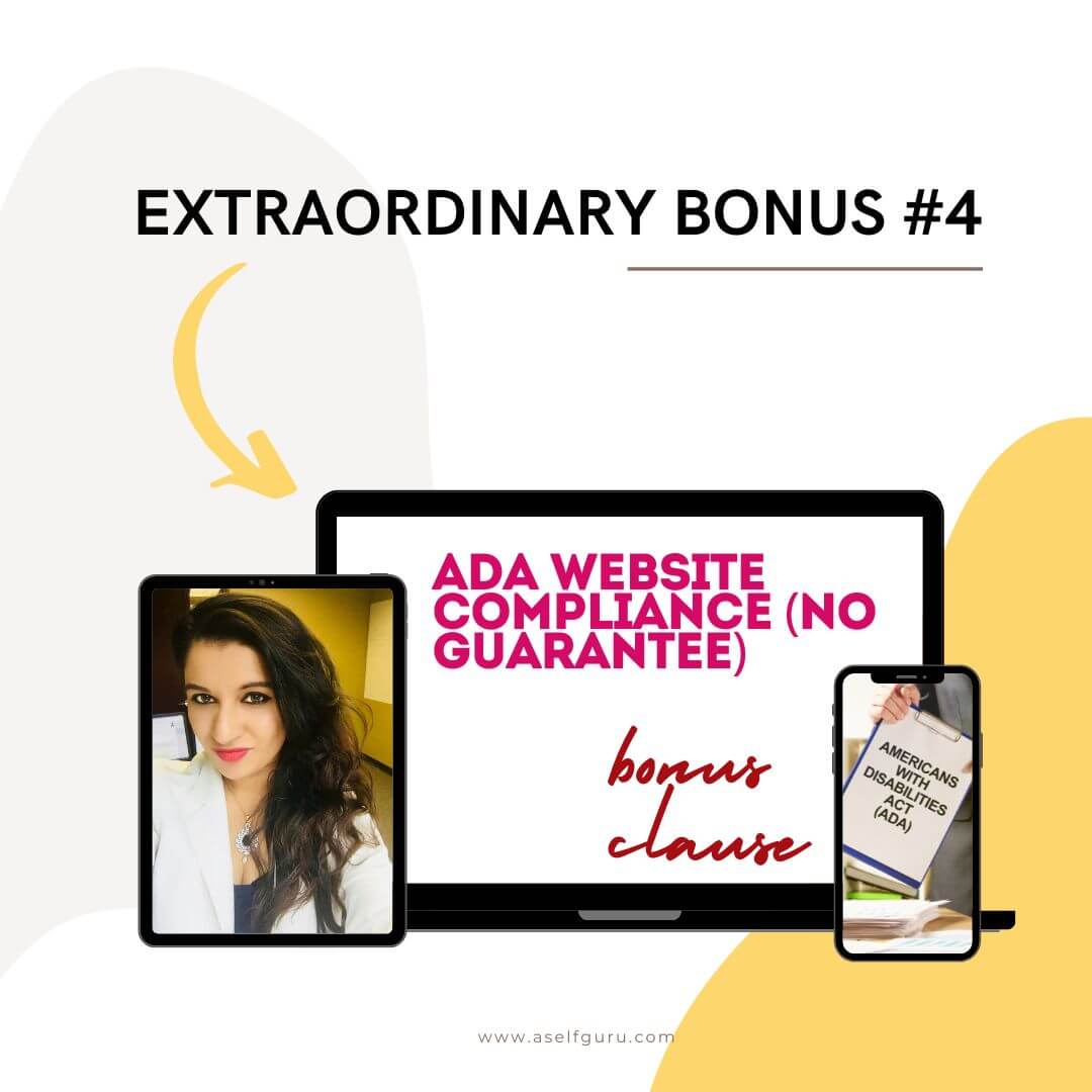 web design contract template bonus