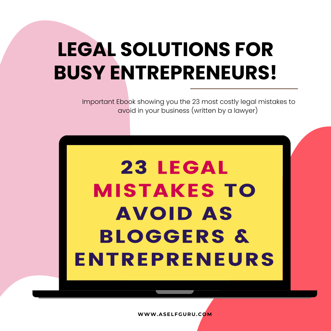23 legal mistakes to avoid as an entrepreneur