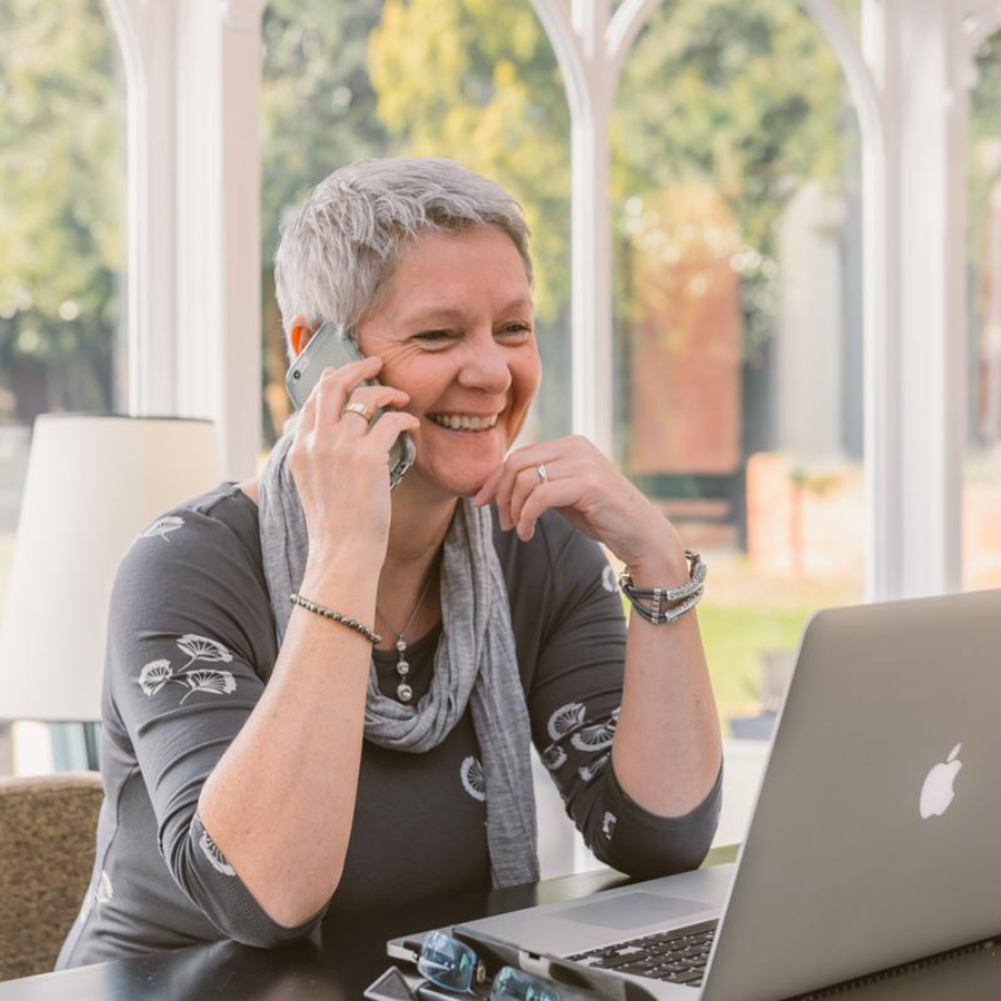 Business owner under pressure of running their business