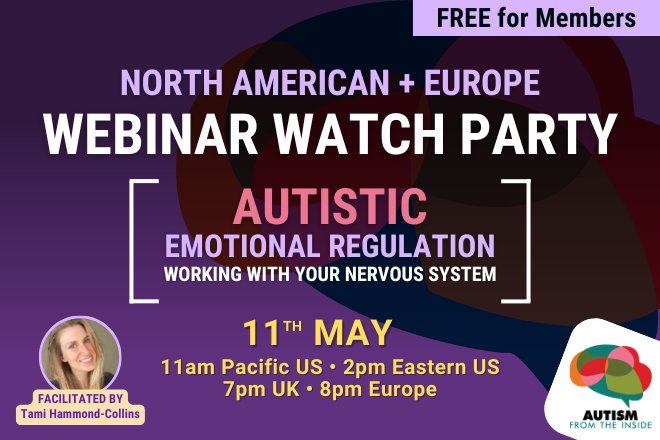 Emotional Regulation Webinar Watch Party  ad