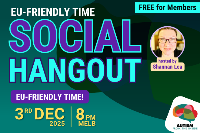 Autistic Social Hangout: 3rd Dec 2025