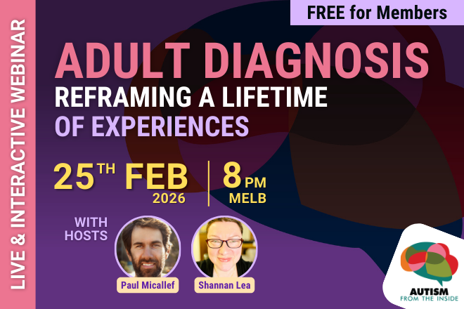 Adult Diagnosis: Reframing a Lifetime of Experiences Ad