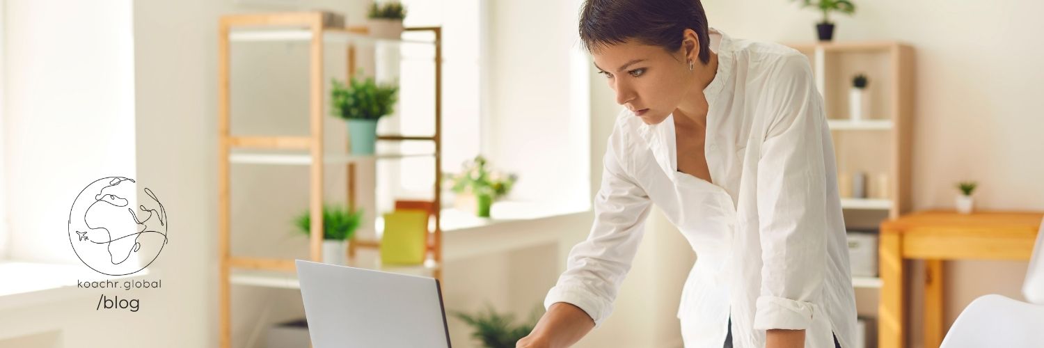 Woman looking at her CV, preparing to give it the fastest CV makeover ever