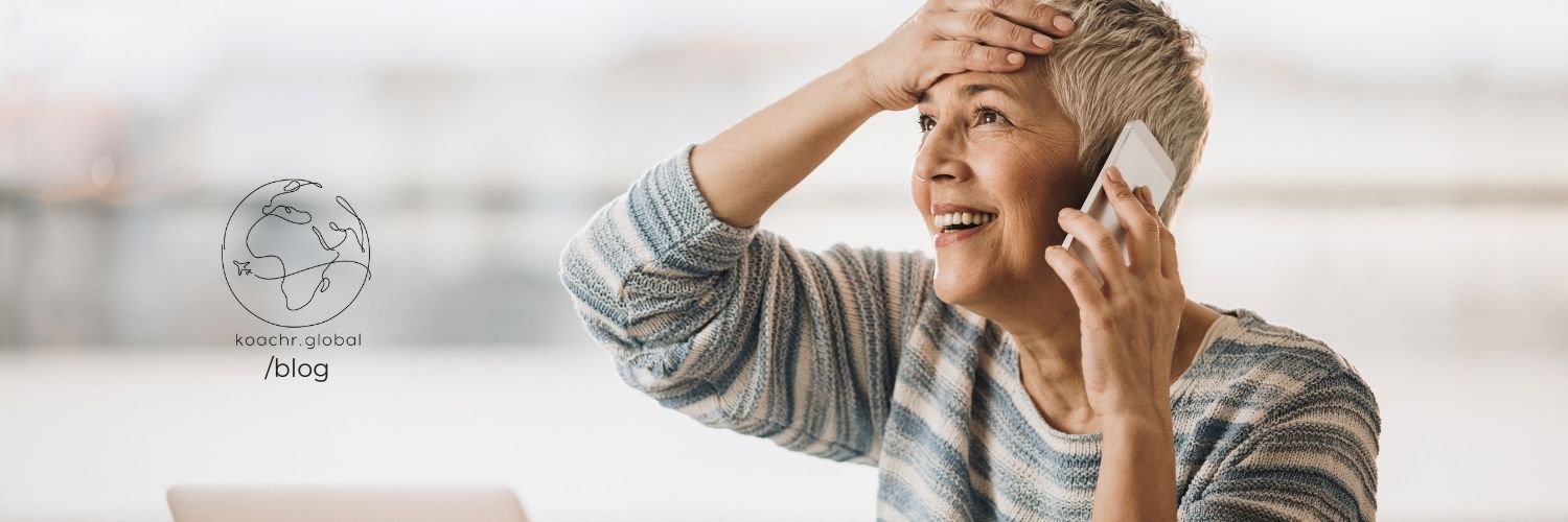 Happy woman getting a callback on her UN job application