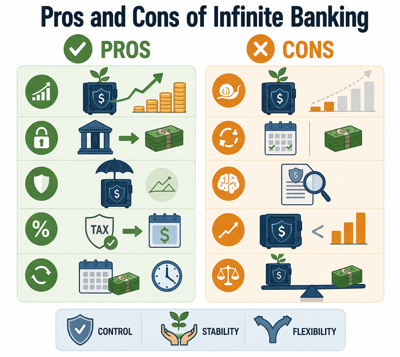 Pros and cons of infinite banking