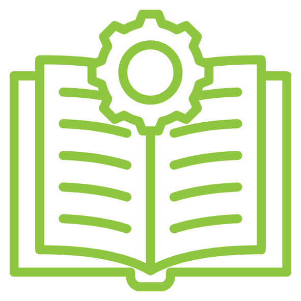Book icon green