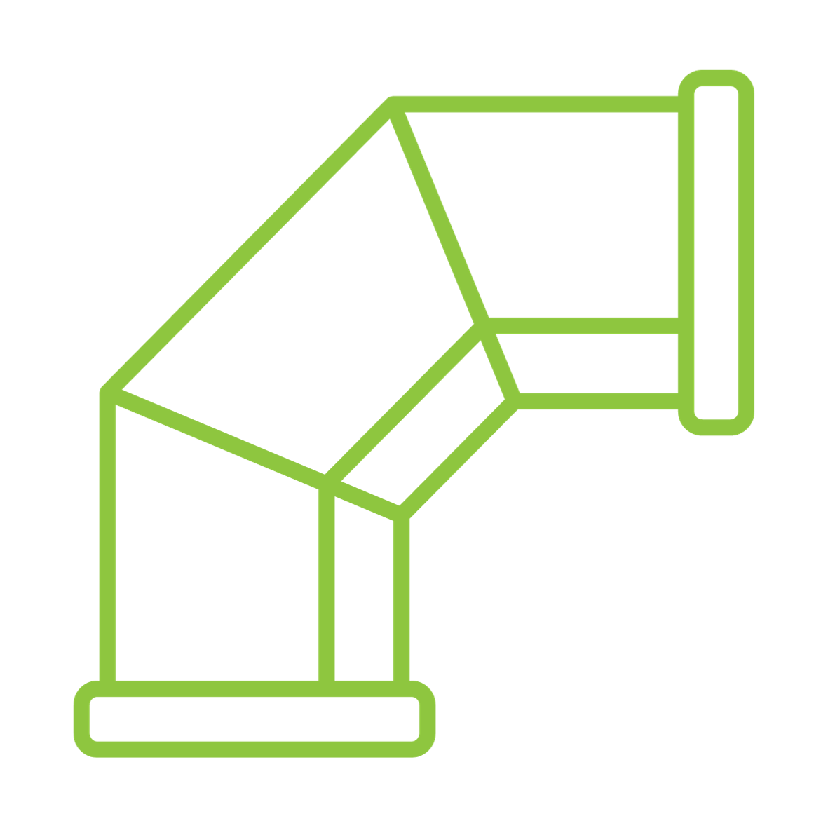 Vent Filters and Pipework Green Icon
