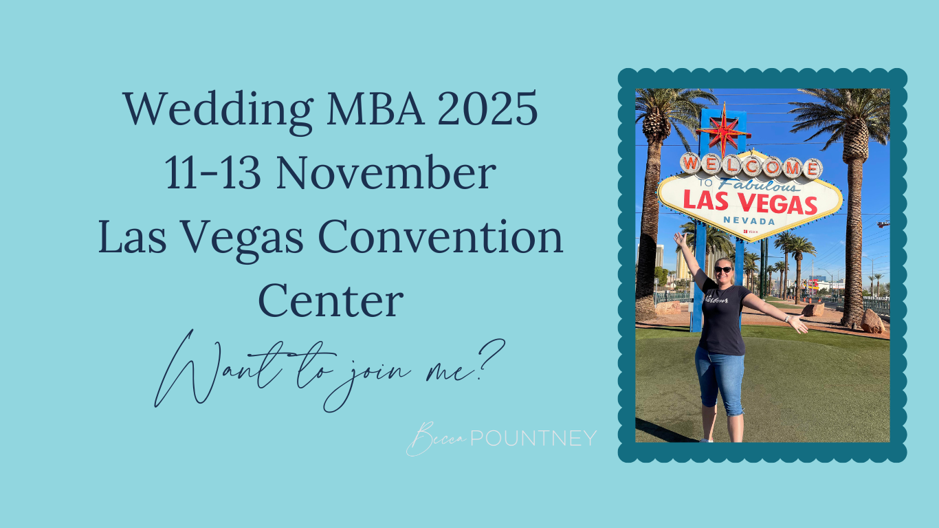Wedding MBA 2024, 11-13 November, Las Vegas Convention Center - Want to join me?