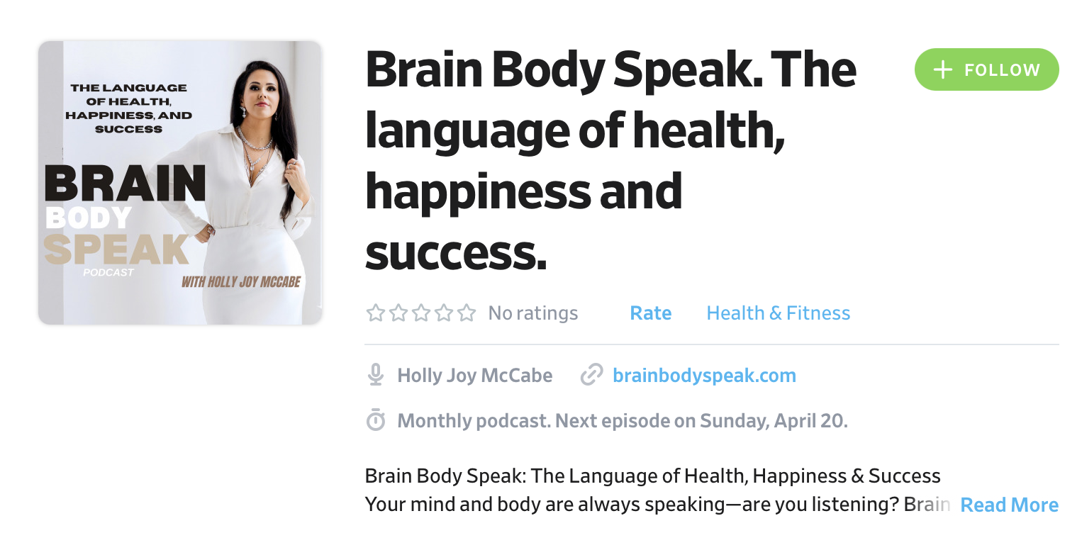 Pocket Casts Brain Body Speak Podcast