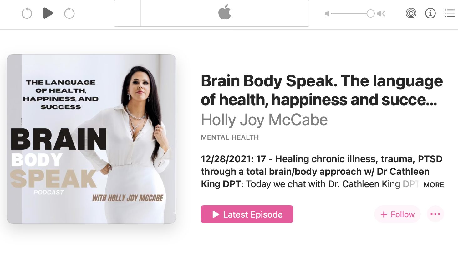 Apple Podcast Brain Body Speak