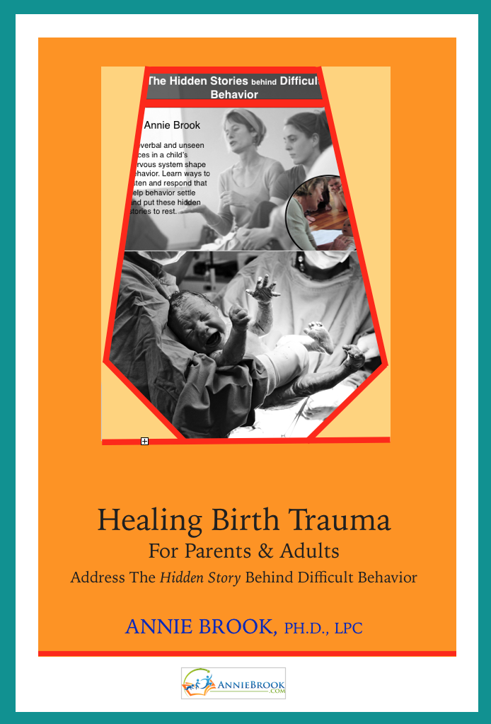 Cover of the eBook Birth Trauma for Parents and Adults, by Annie Brook