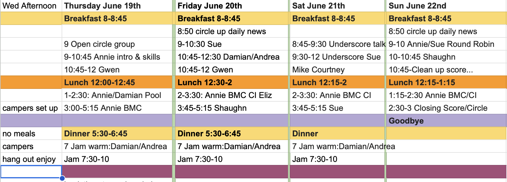 Boulder somatic movement retreat