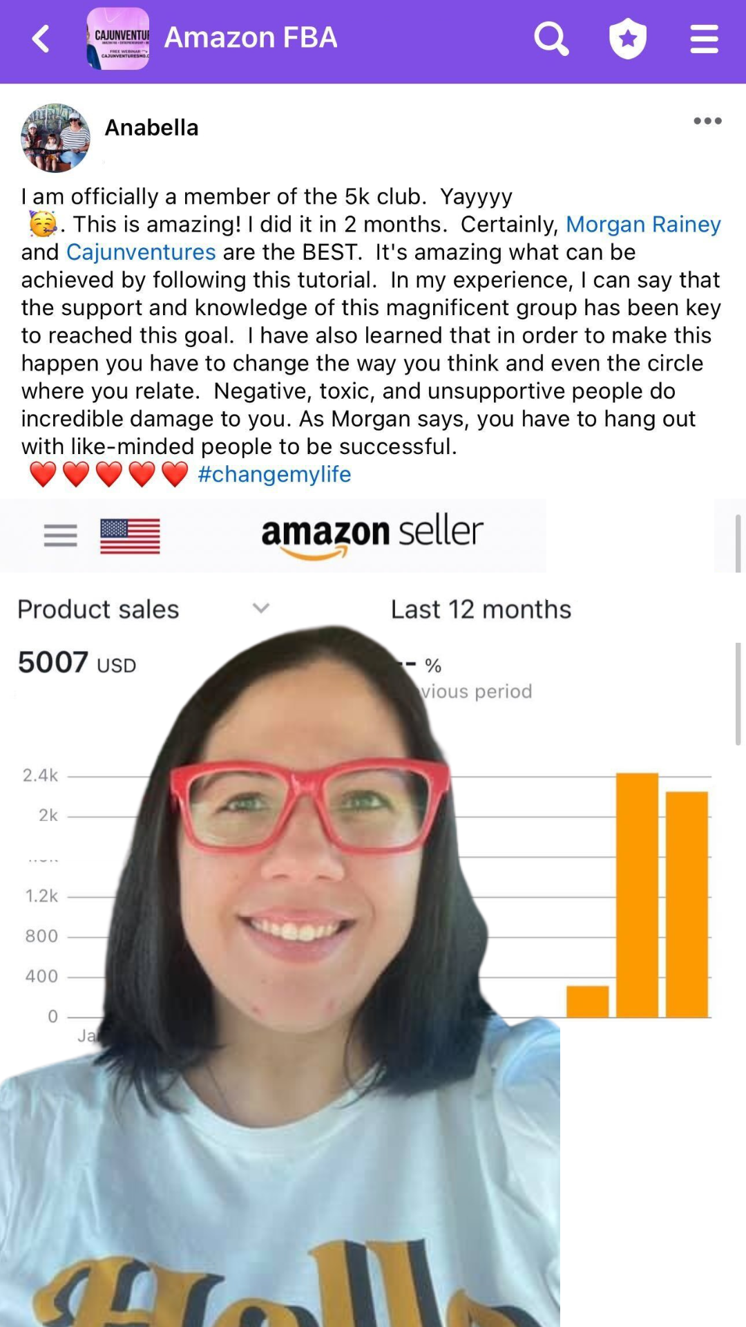 Cajunventures Amazon FBA Testimonials