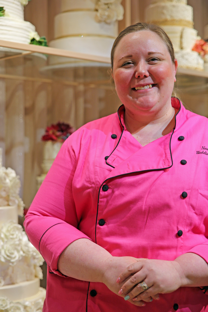 “Naomi Huerta – wedding cake expert and co-author of The Ultimate Brides Guide”