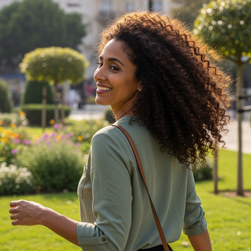 cheveux, estime de soi, puissance féminine, rituels de soin, miroir, thérapie capillaire