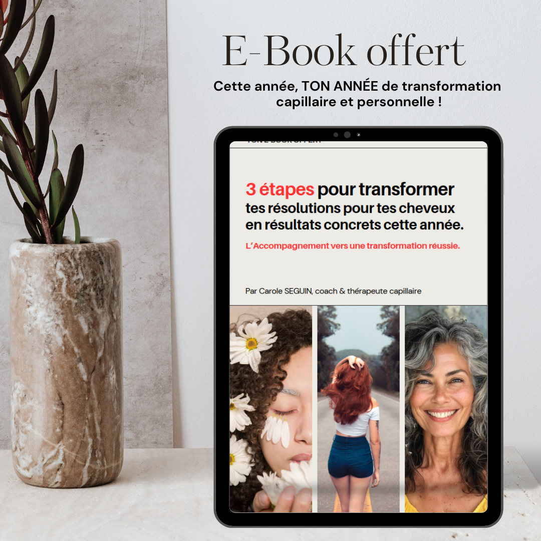 e-book offert de transformation capillaire et personnelle