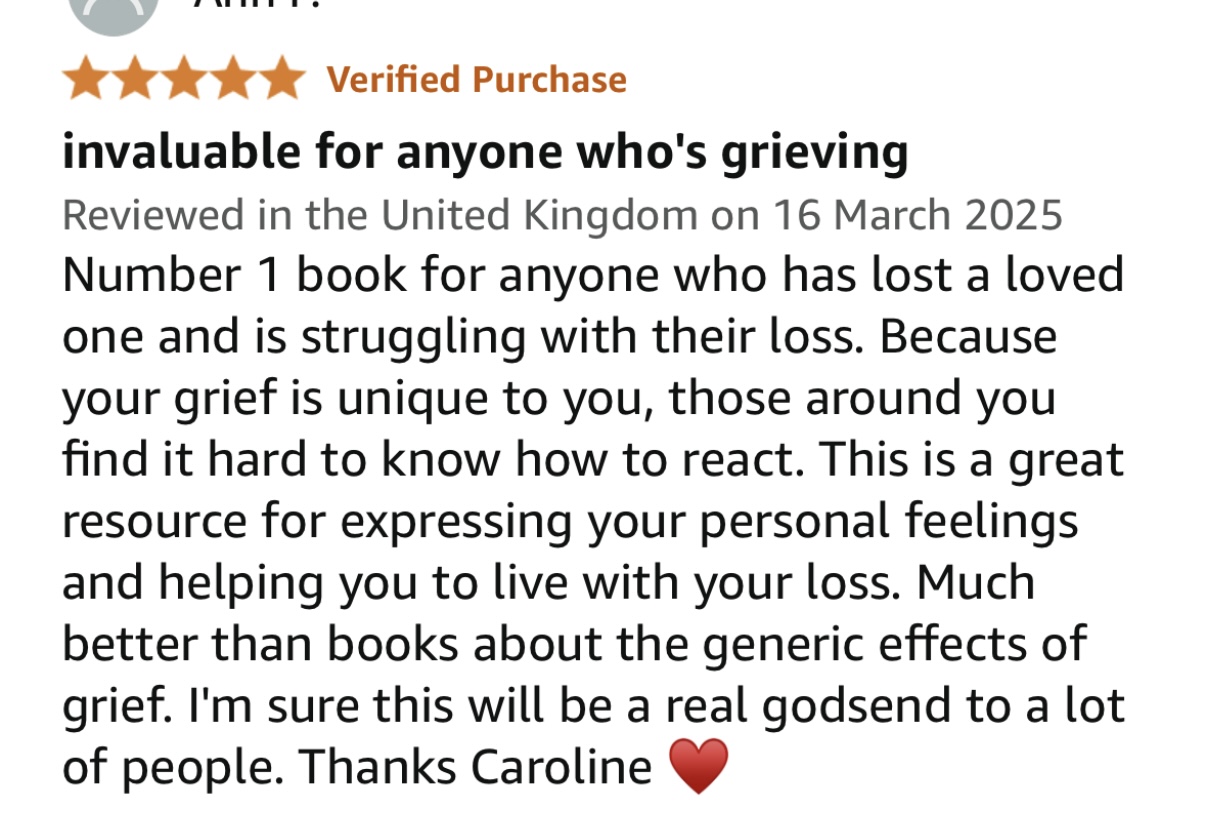 Your Grief Your Words Grief Journal