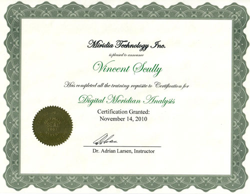 Digital Meridian Analysis