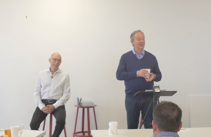 Dr Tager & Robert teaching