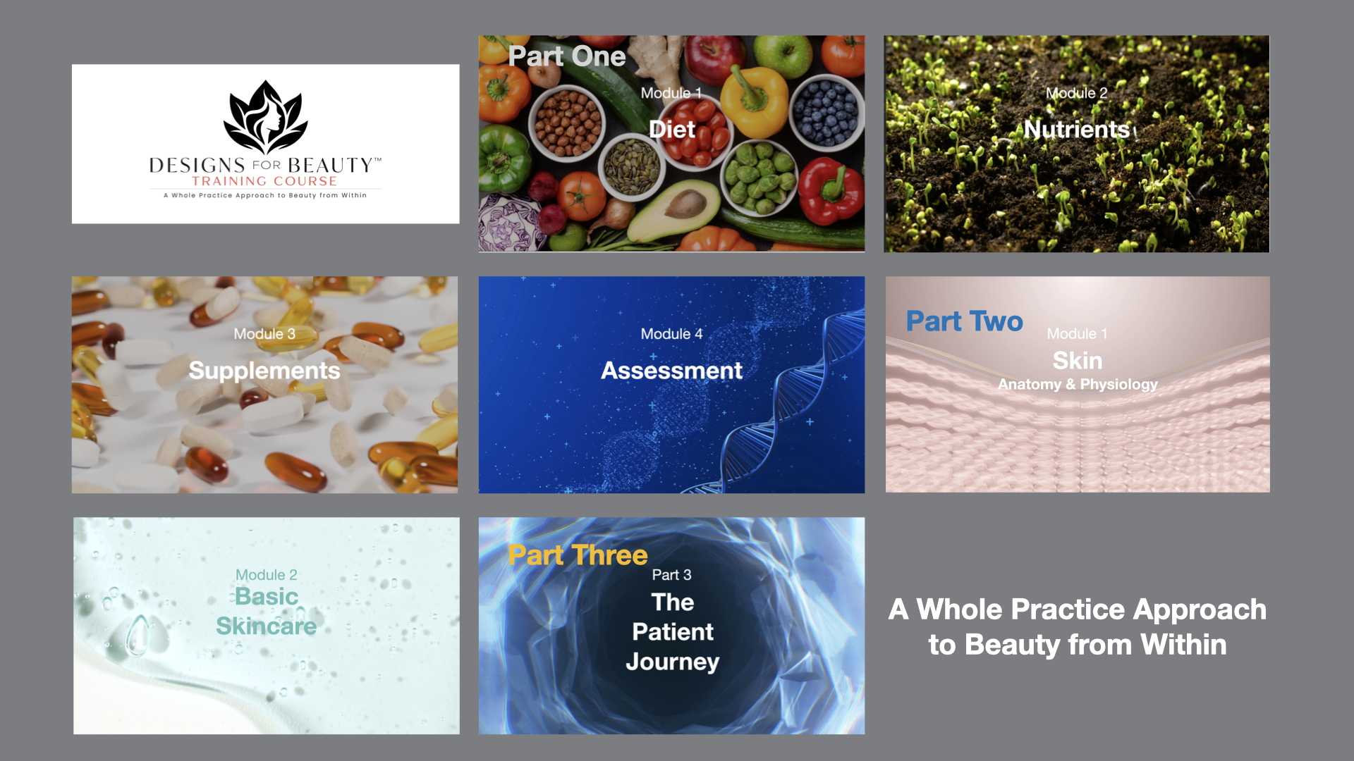 Designs for Beauty course