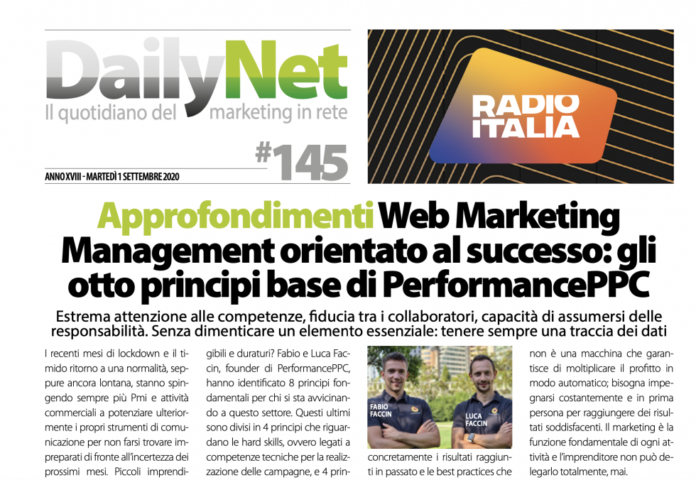 Articolo recensione Luca Faccin e Fabio Faccin