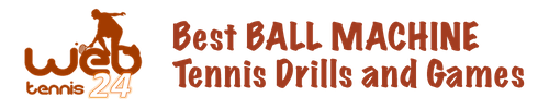 WebTennis24 Logo / Best Ball Machine Drills