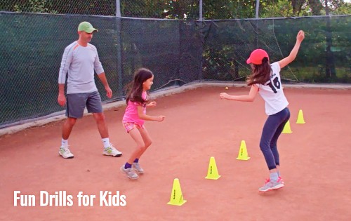 tennis drills for teaching kids