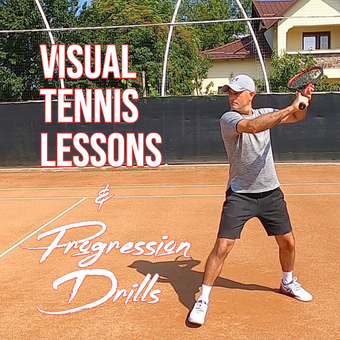 Visual Tennis Lessons and Progression Drills