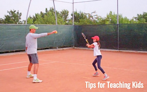 tennis tips for teaching kids