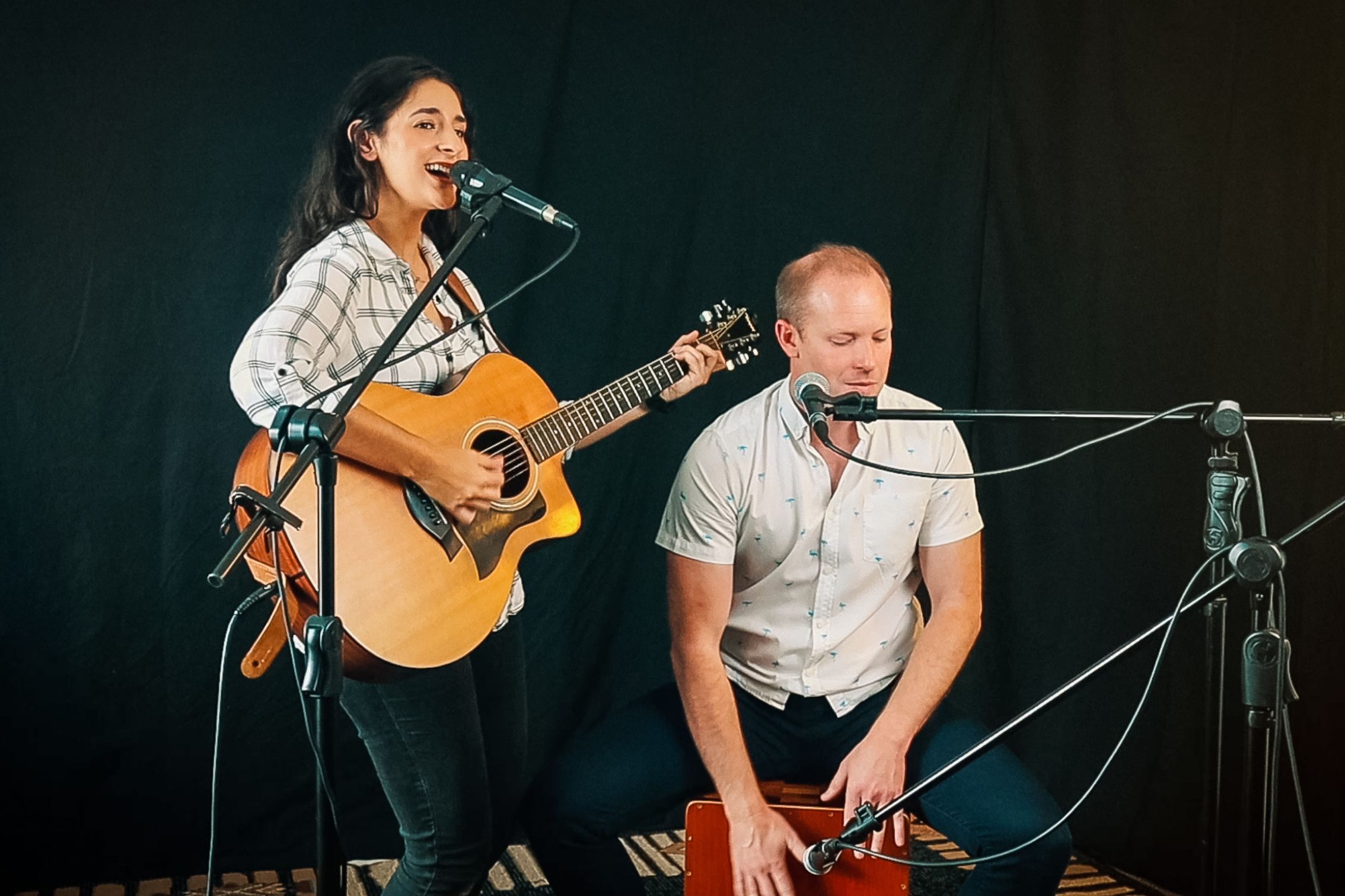 Lauren Collins & David Shanhun - wedding music promo shot