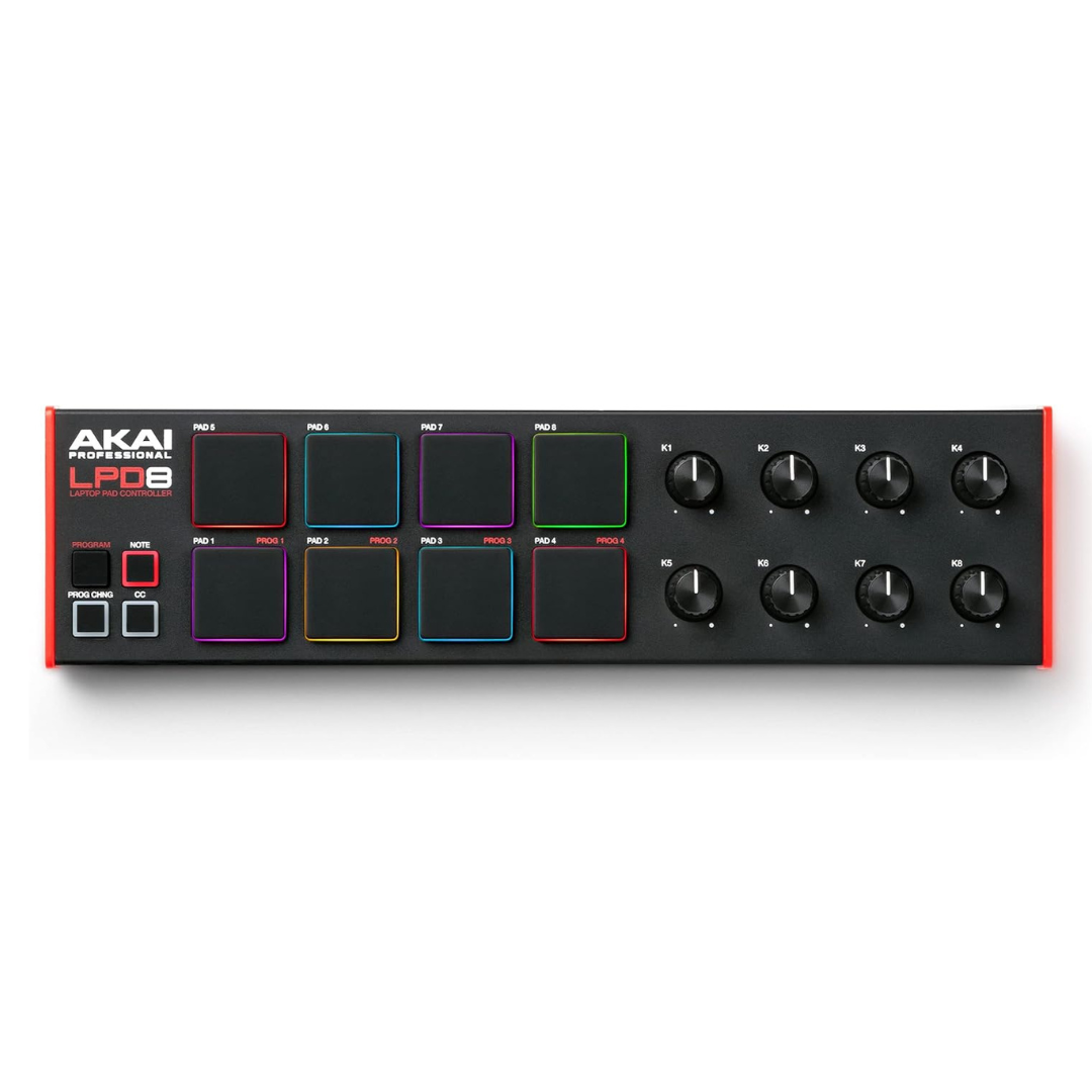 live looping midi controller akai lpd8