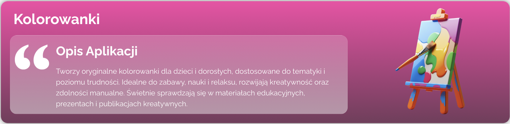 Asystencik 3 opinie – aplikacja do tworzenia kolorowanek dla dorosłych i dzieci 