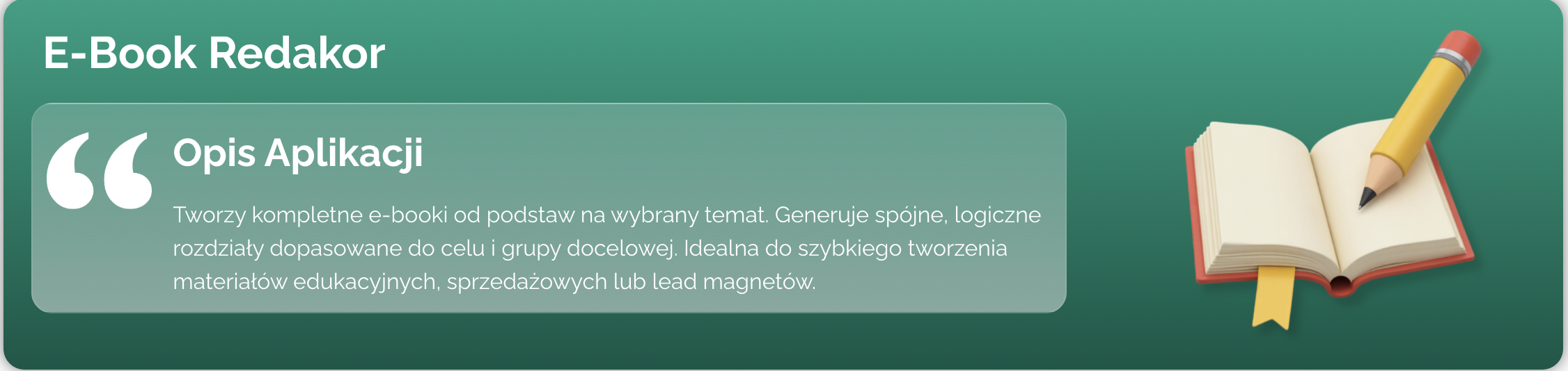 Asystencik 3.0 opinie – E-Book Redaktor do pisania i redagowania treści e-booków, gotowe fragmenty i poprawki AI