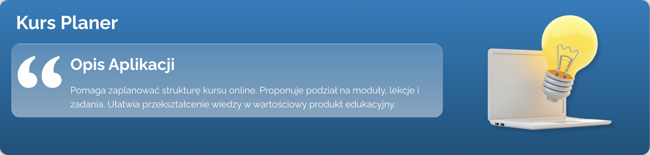 Asystencik opinie – Kurs Planer do planowania modułów, lekcji i zadań w kursie online