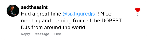 Testimonial - Sed the Saint