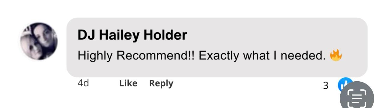 Testimonial - DJ Hailey Holder