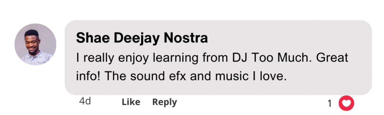 Testimonial - DJ Nostra
