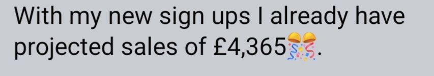 client win projected sales over 4k
