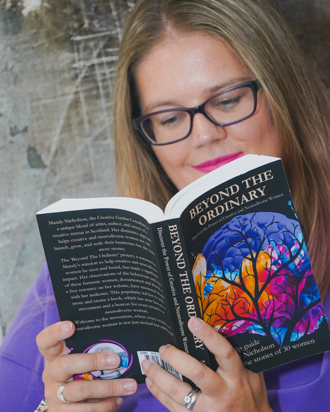 Dani reading beyond the ordinary book