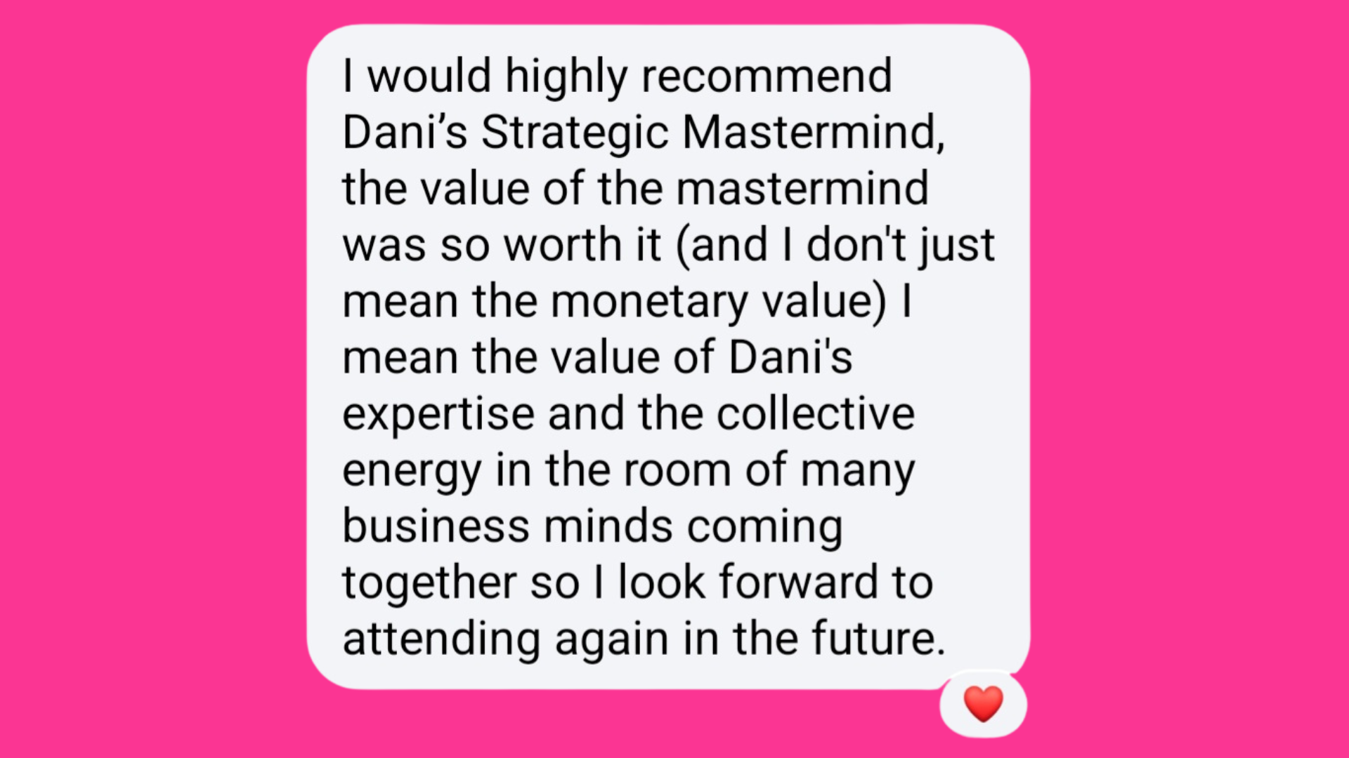 Growth activation testimonial