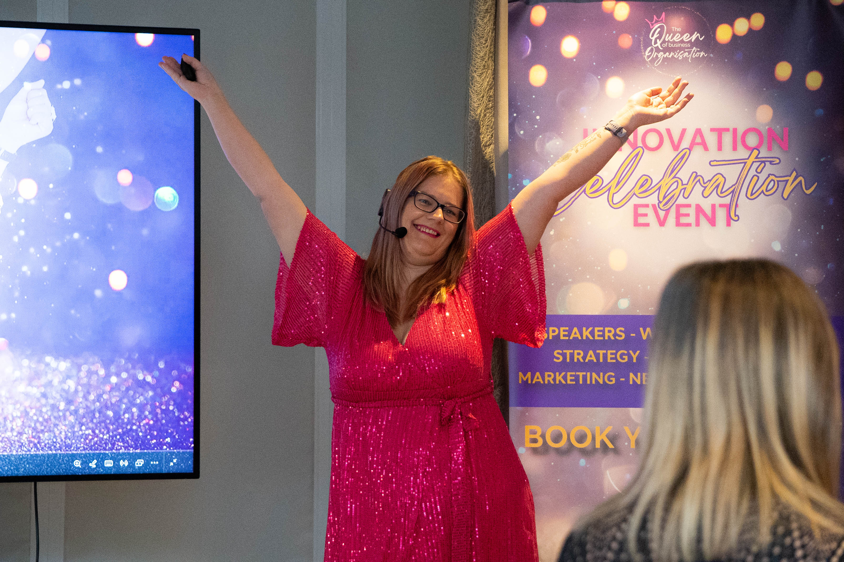 Dani at Innovation celebration event