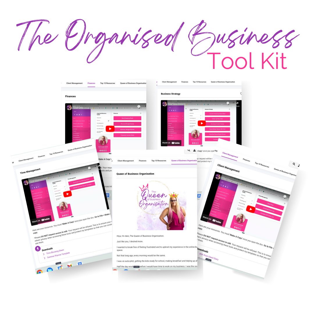 The Organised Business Toolkit