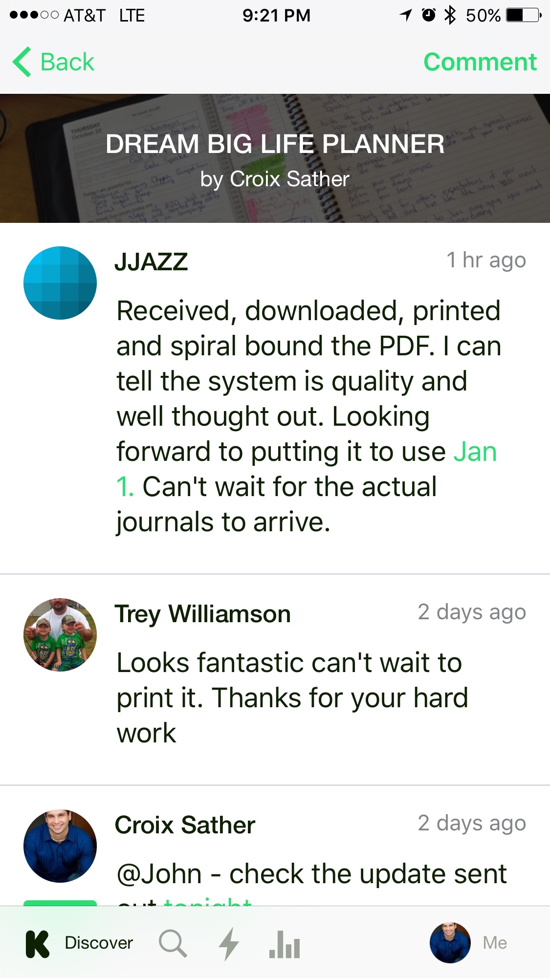 Do The Impossible Journal testimonial 4