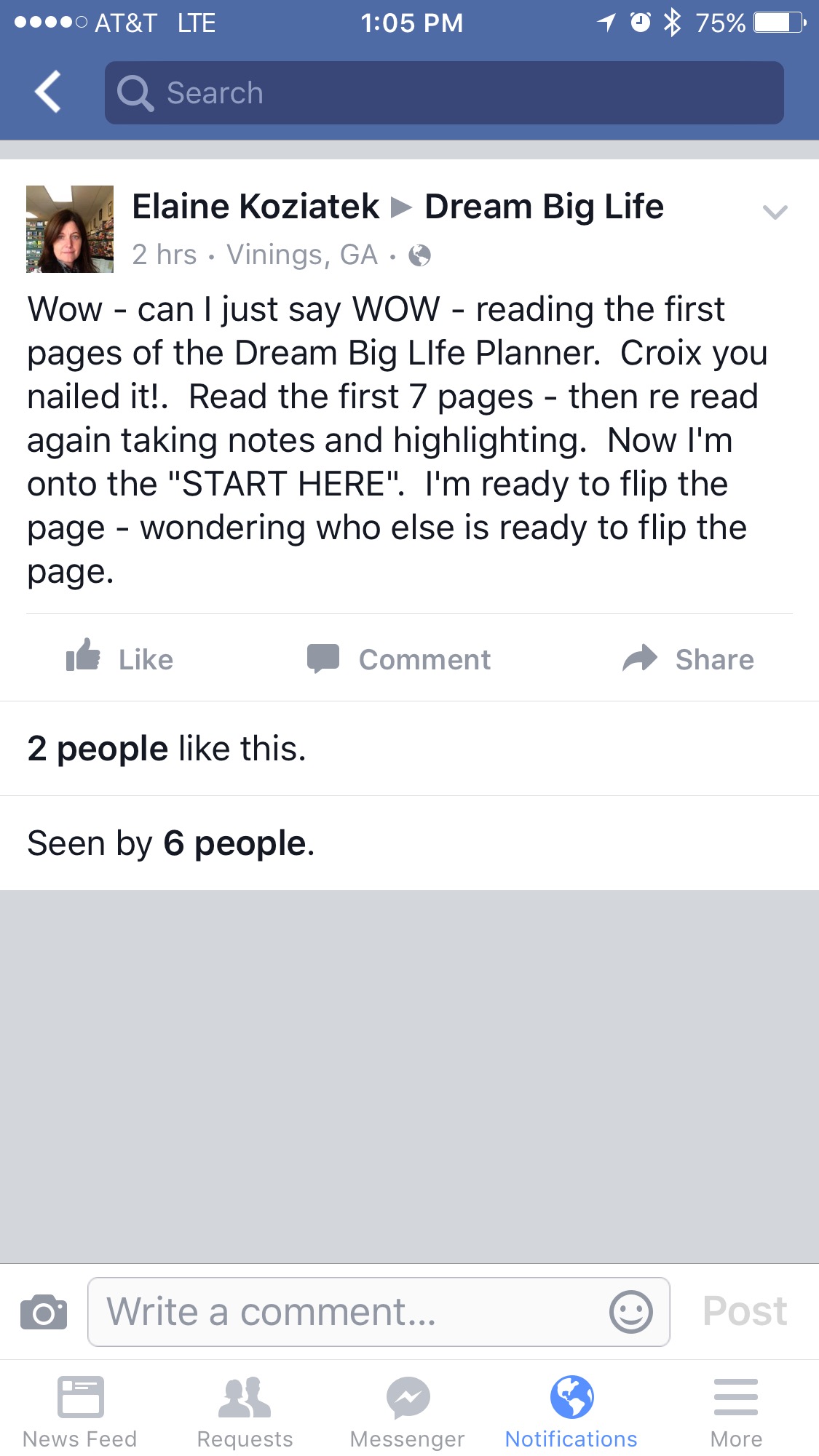 Do The Impossible Journal testimonial 1