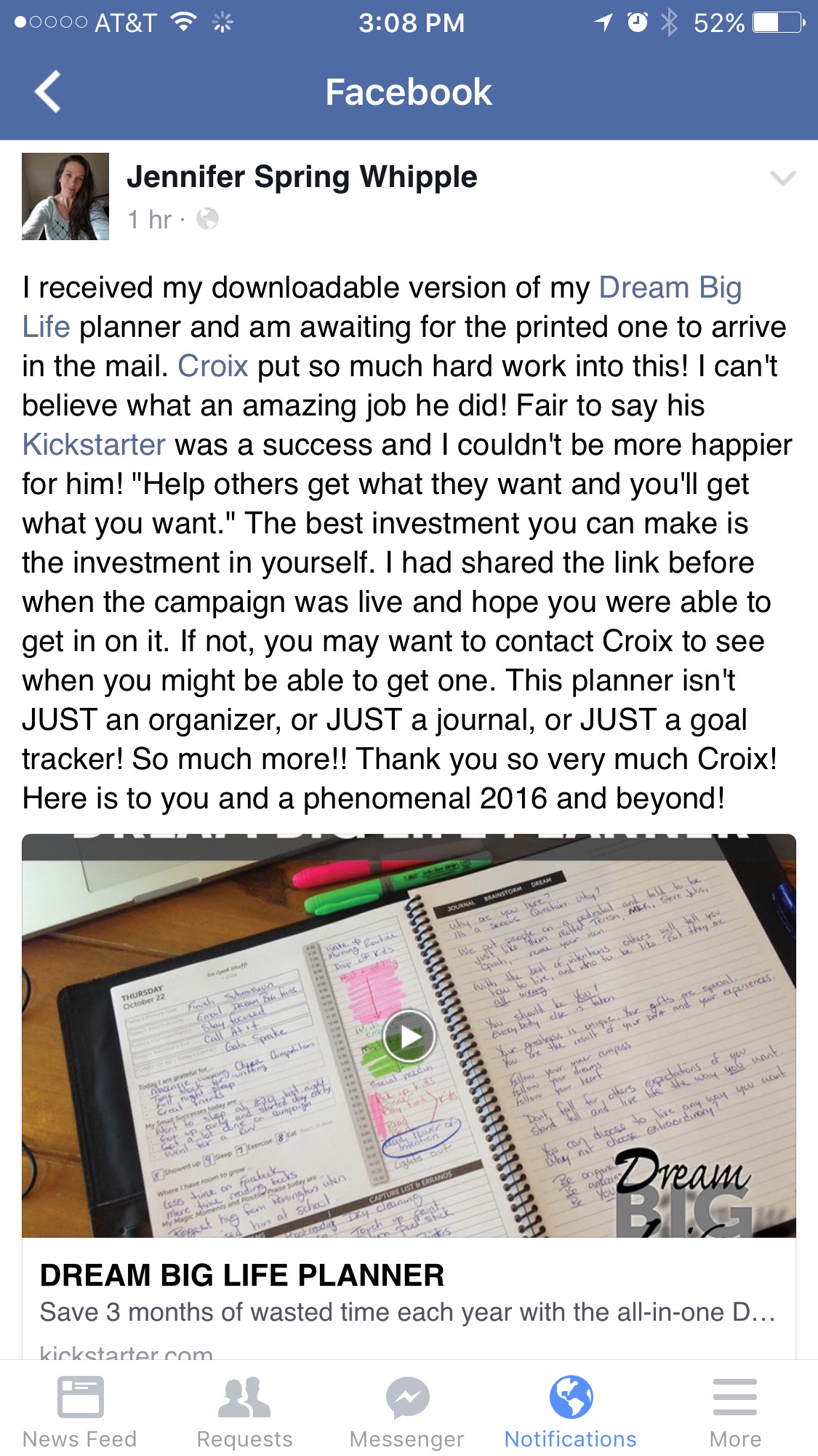 Do The Impossible Journal testimonial 3