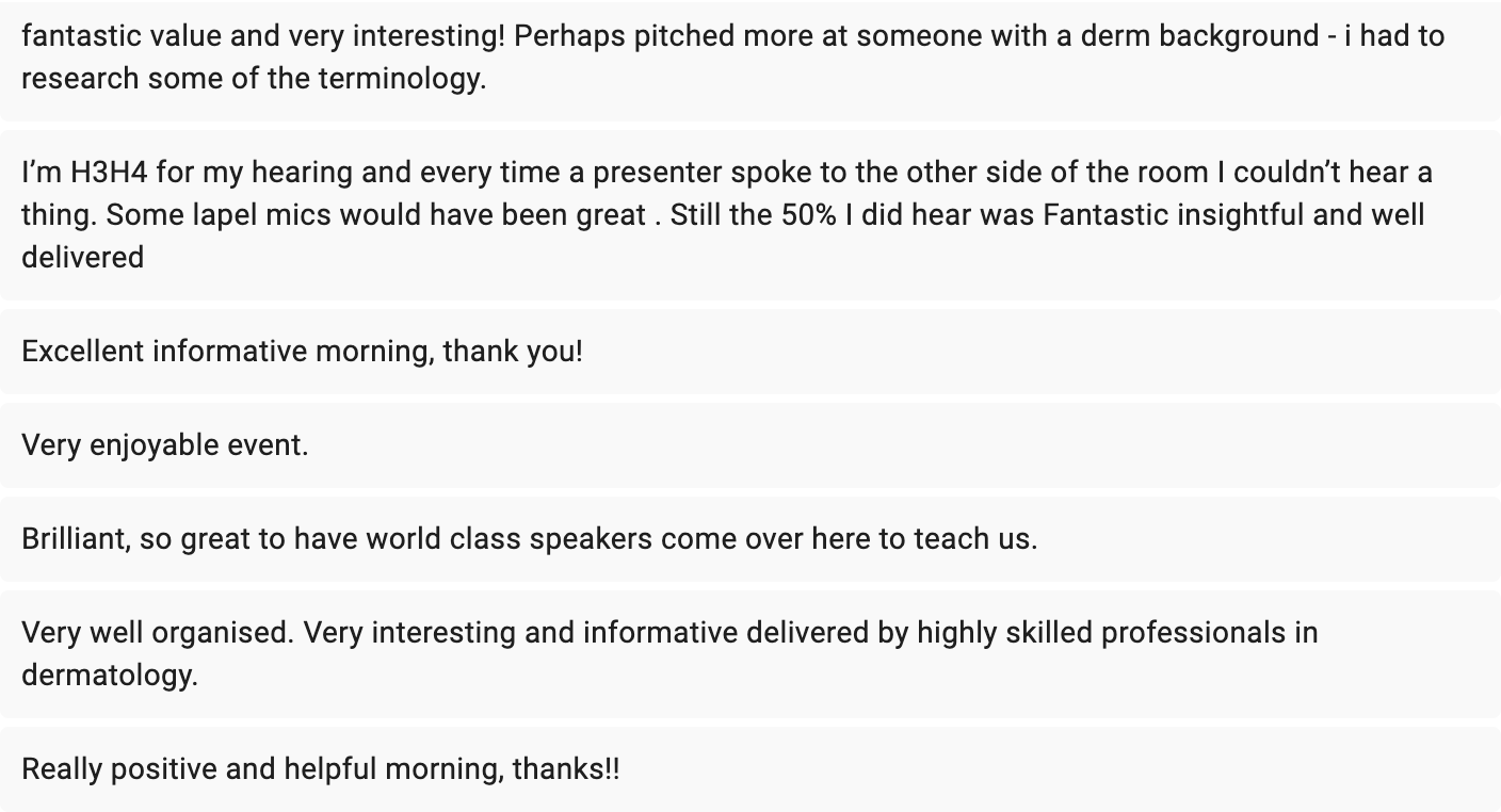 Testimonial From 2026 event