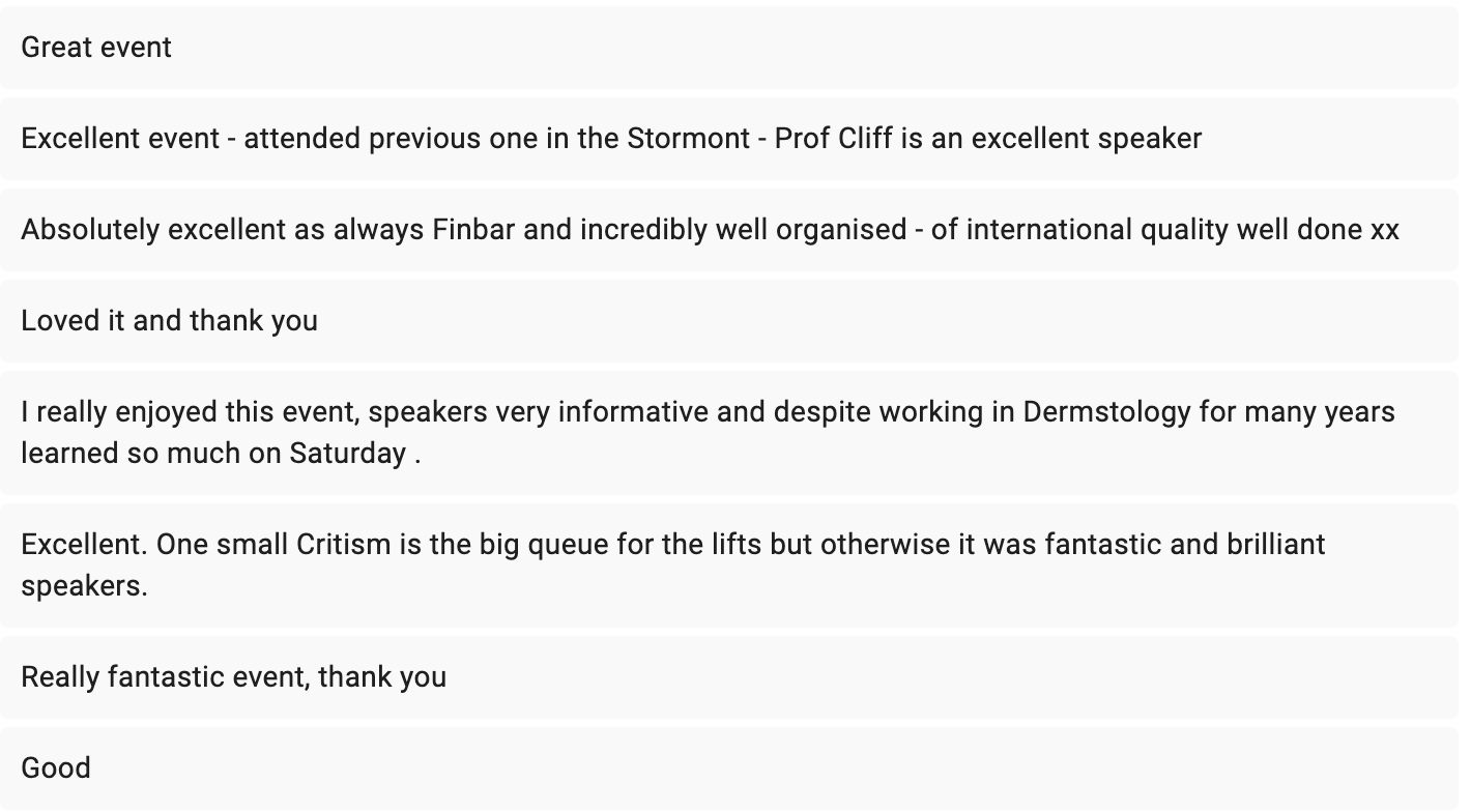 Testimonial From 2026 event