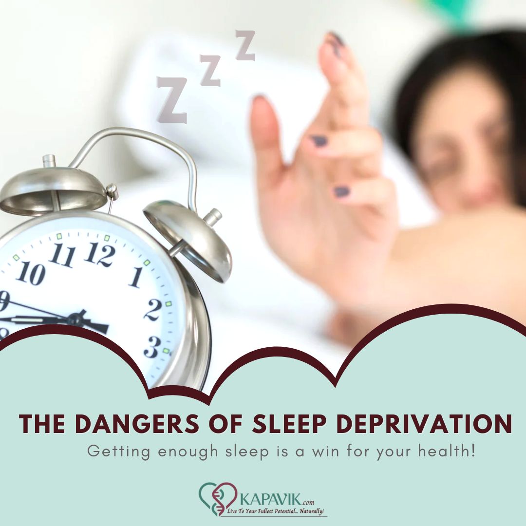 blog discussing health dangers of sleep deprivation and natural remedies